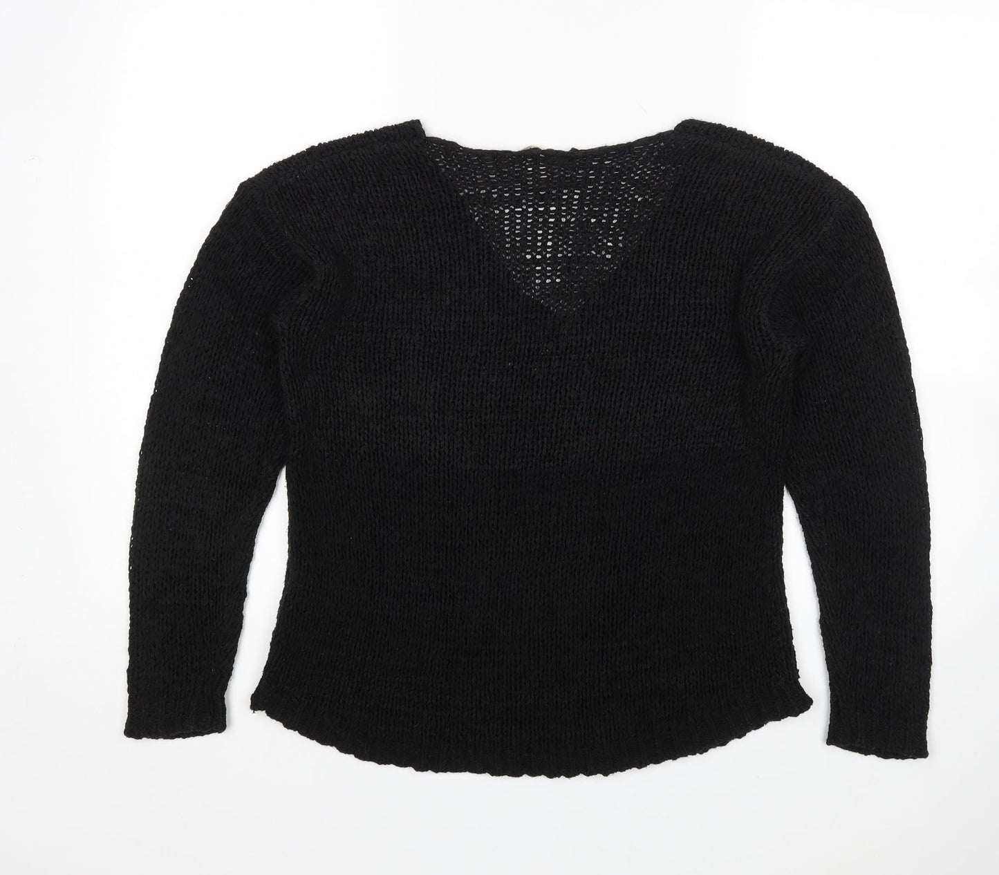H&M Womens Black   Pullover Jumper Size M