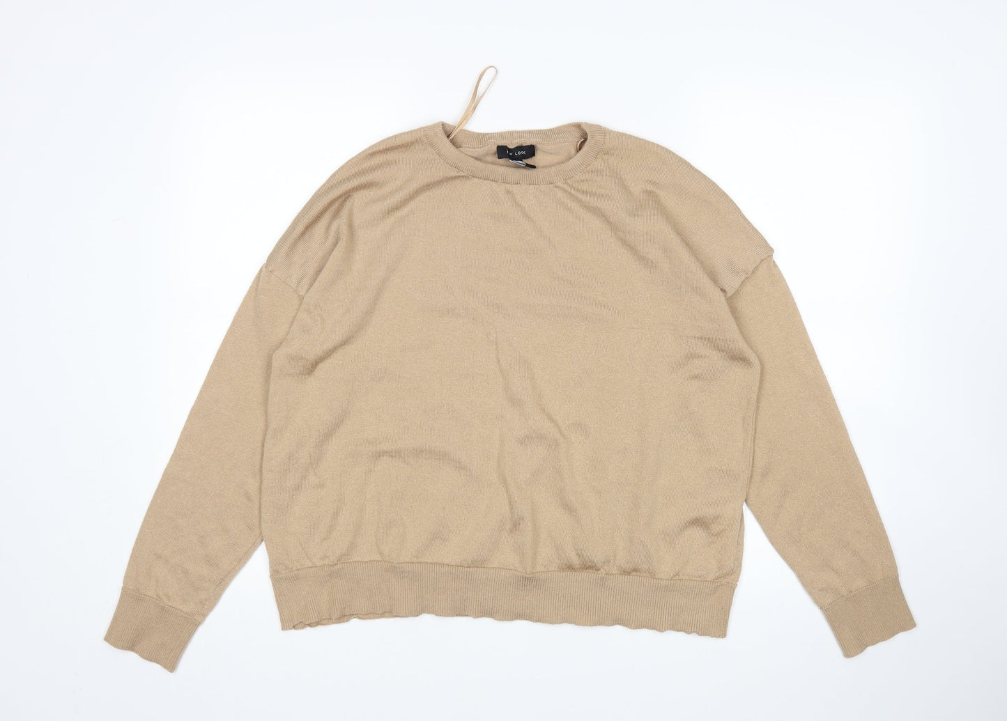 New Look Womens Beige   Pullover Jumper Size L