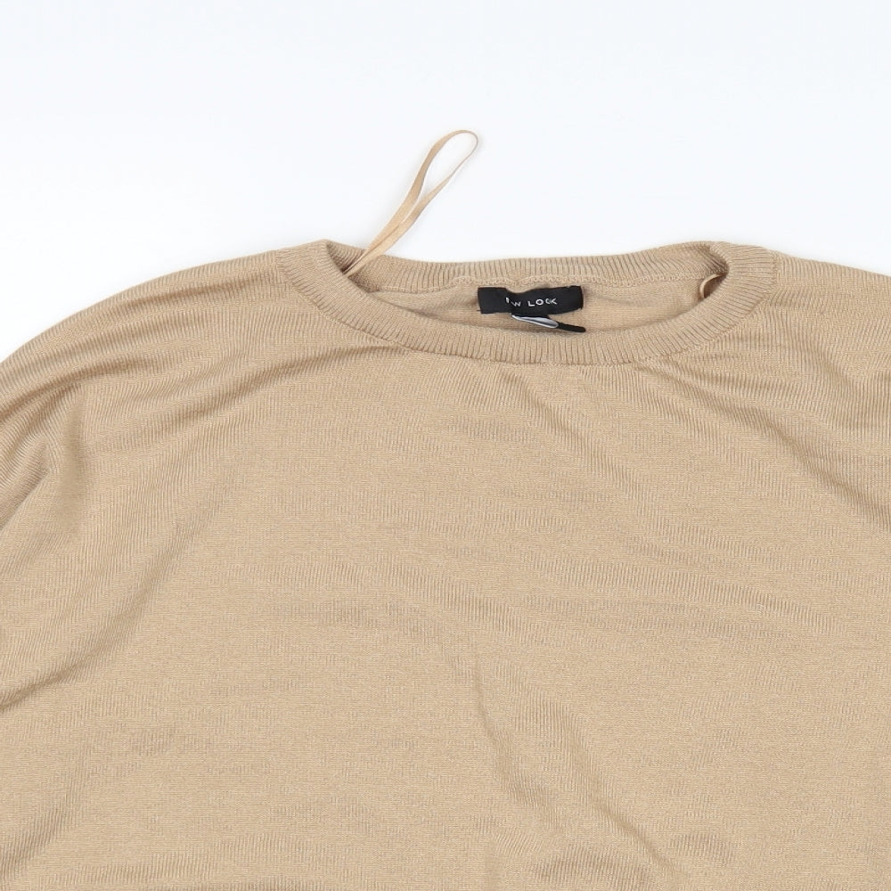 New Look Womens Beige   Pullover Jumper Size L