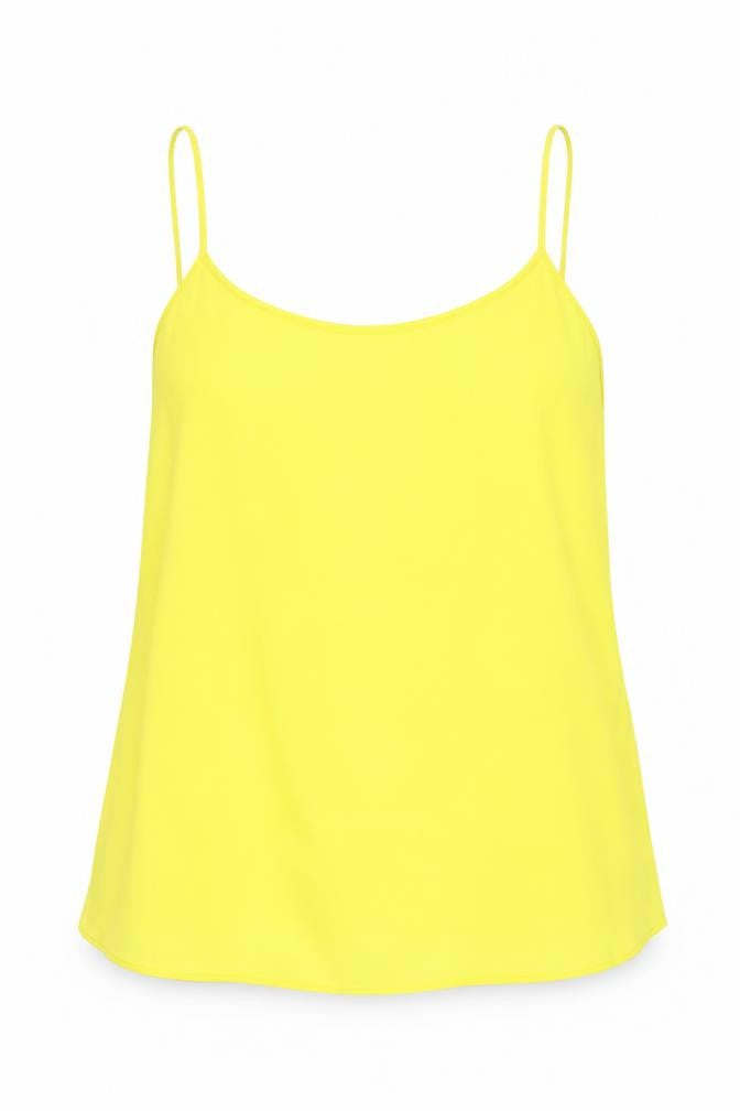 Papaya Womens Yellow   Basic Tank Size 8
