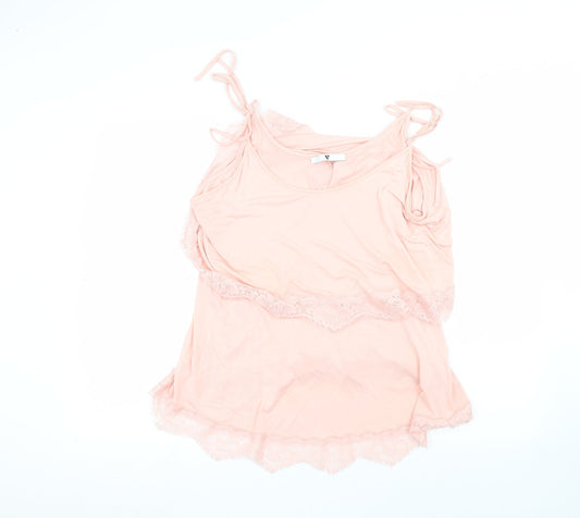 Very Womens Pink   Basic T-Shirt Size 16