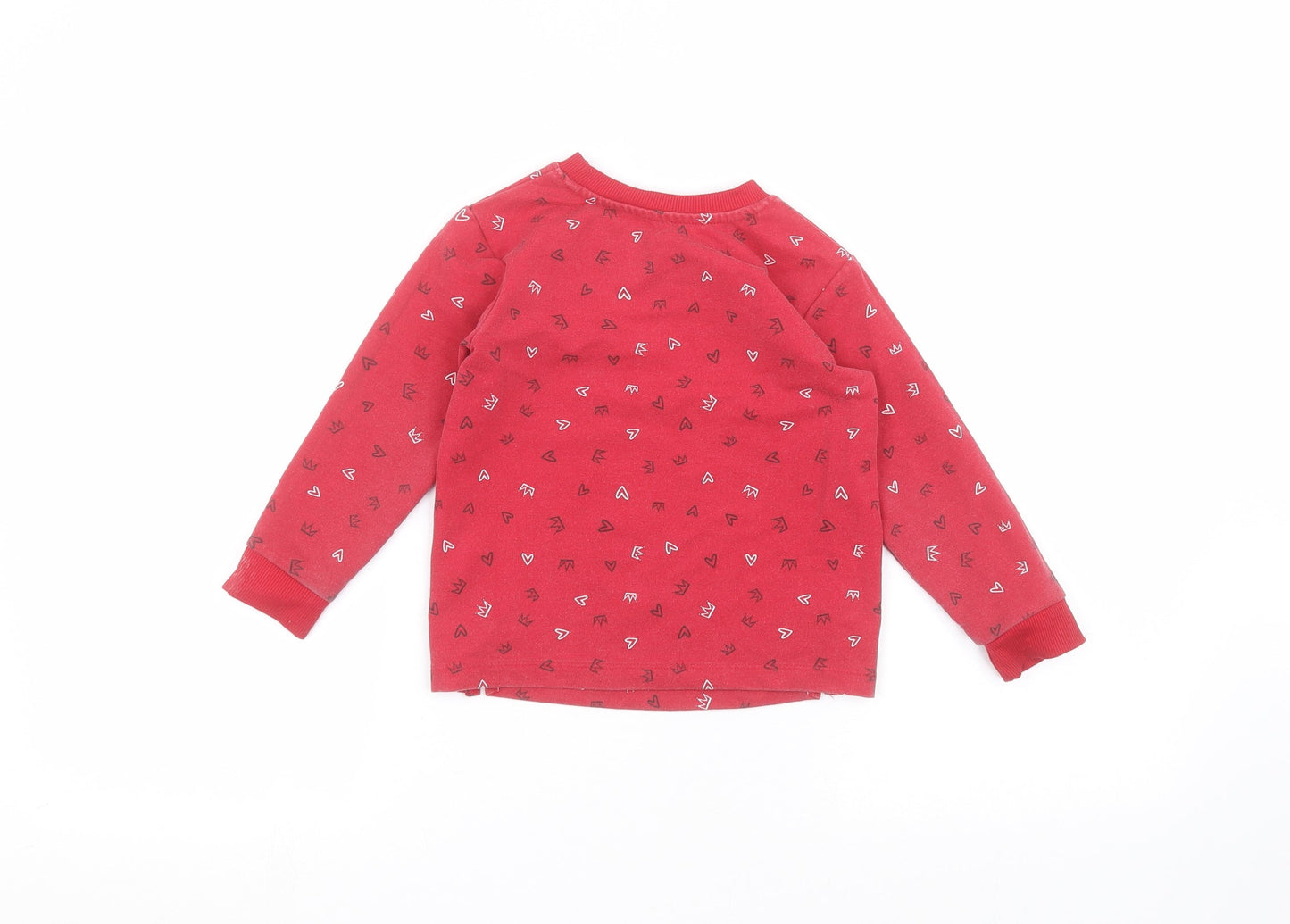 Matalan Boys Red   Pullover Jumper Size 2-3 Years