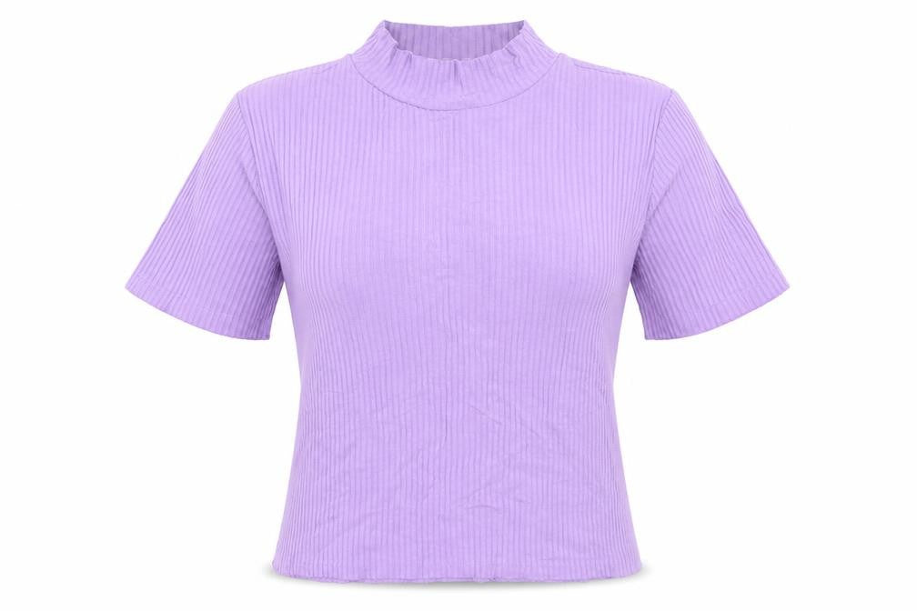 Mackays Womens Purple Basic T-Shirt Size M
