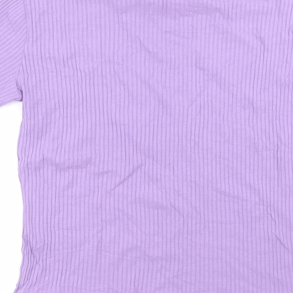 mackays Womens Purple   Basic T-Shirt Size M