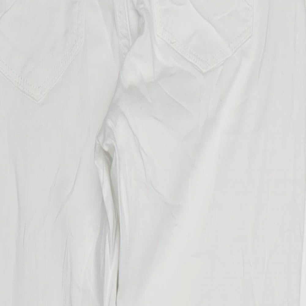 Yessica Womens White   Skinny Jeans Size 6 L28 in