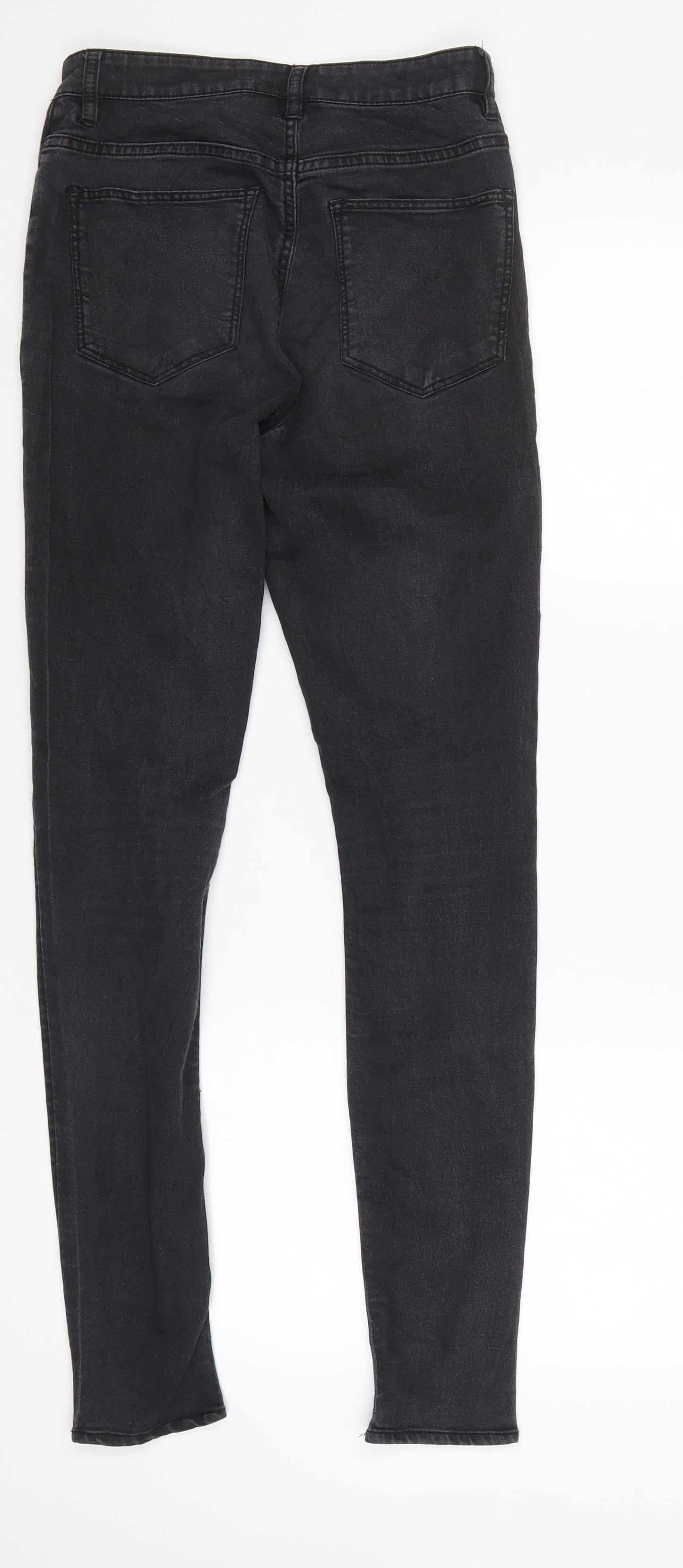 Preworn Womens Black   Tapered Jeans Size 8 L28 in