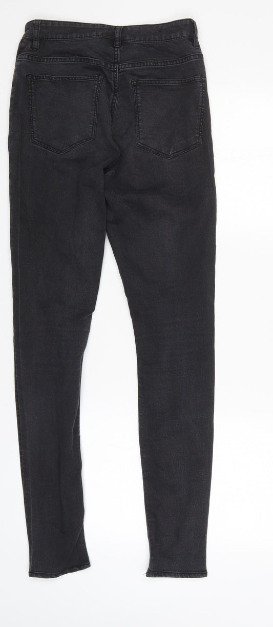 Preworn Womens Black   Tapered Jeans Size 8 L28 in