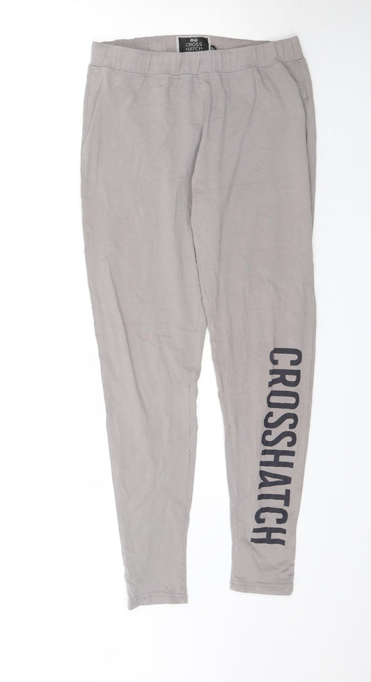 Cross Hatch Womens Grey    Leggings Size XS L30 in