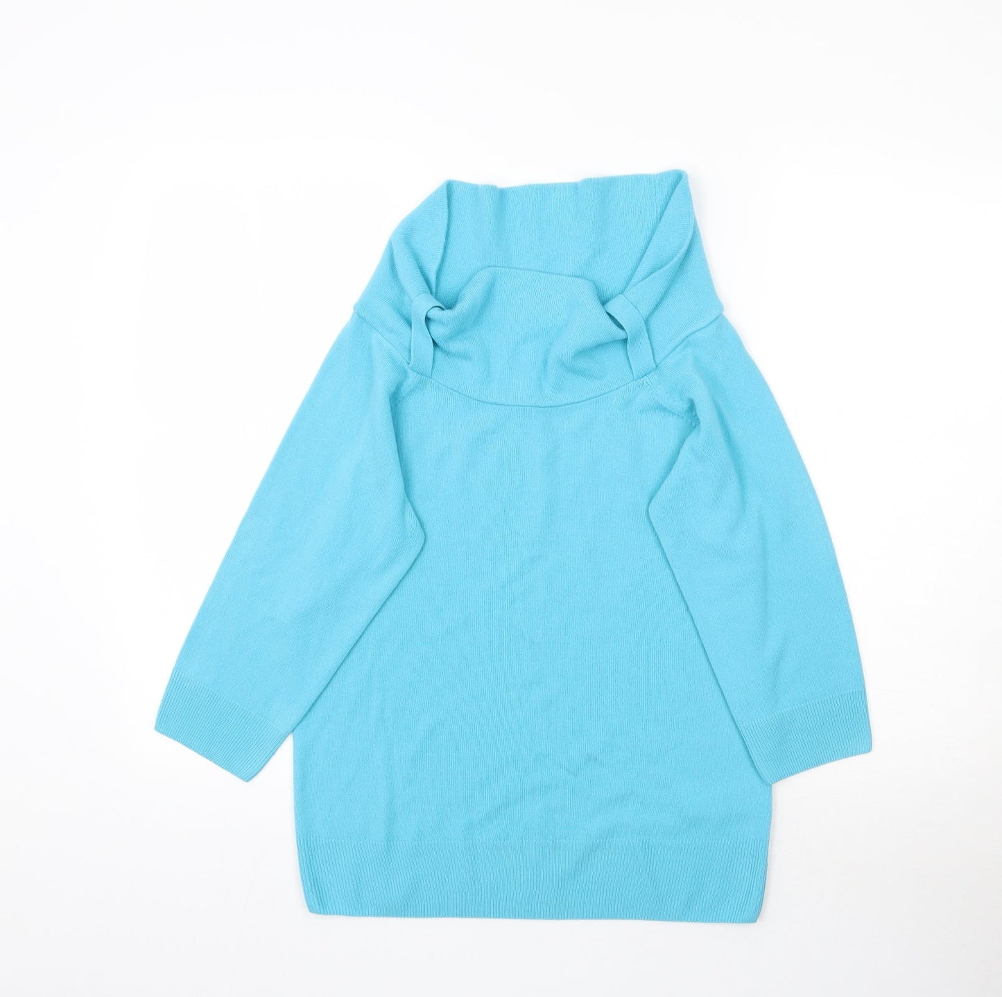 Marks and Spencer Womens Blue  Knit Pullover Jumper Size 14