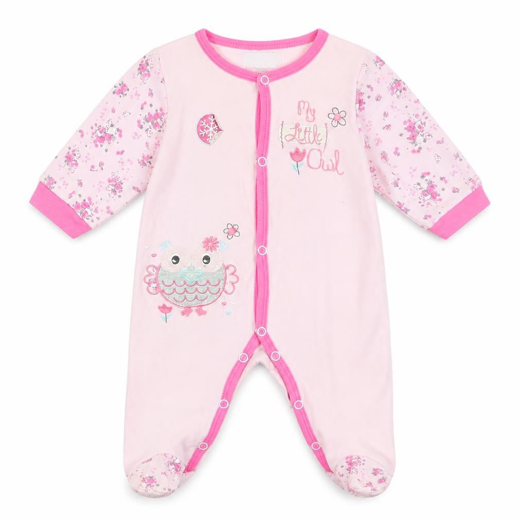Pitter Patter Girls Pink Geometric  Babydoll One Piece Size 3-6 Months