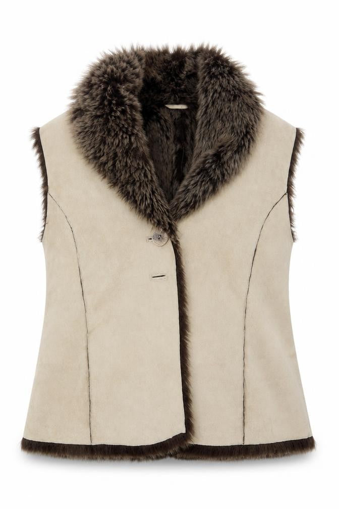 Womens UK Size 16  Lakeland Beige Acrylic Jacket