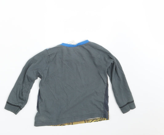 Batman Boys Grey   Pullover Sweatshirt Size 2-3 Years  - Batman