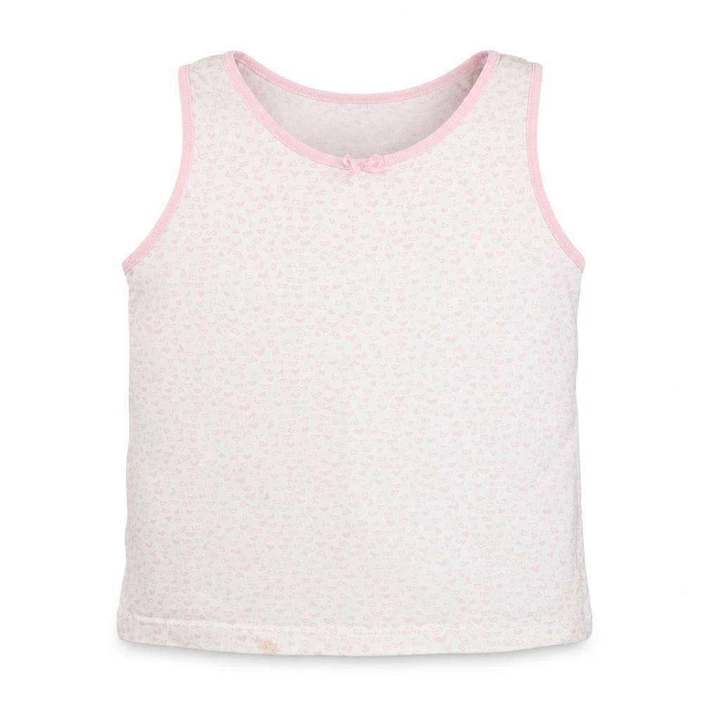 Primark Girls Pink Geometric  Camisole T-Shirt Size 6-7 Years