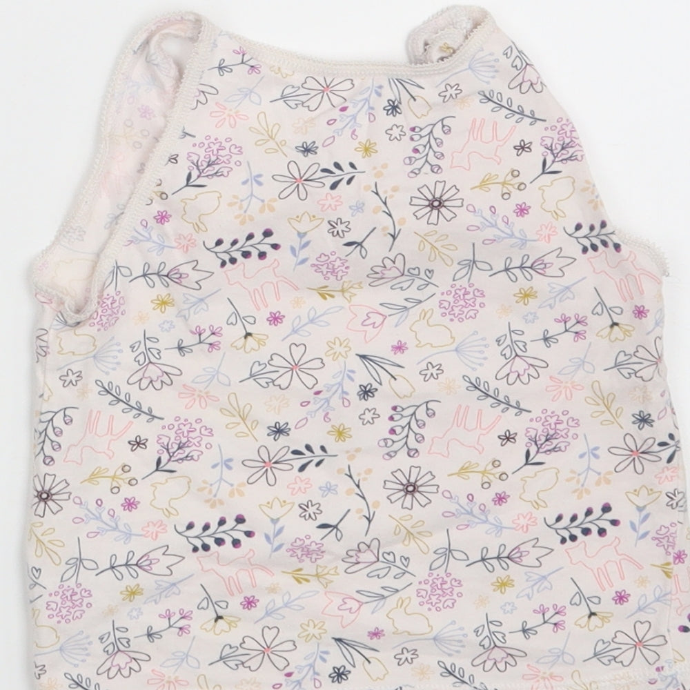 Nutmeg Girls Pink Floral  Camisole Tank Size 3-4 Years