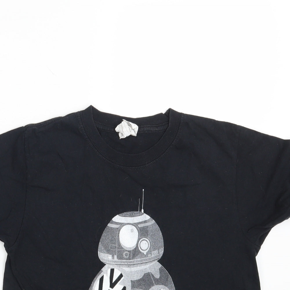 Gildan Boys Black   Basic T-Shirt Size 12-13 Years