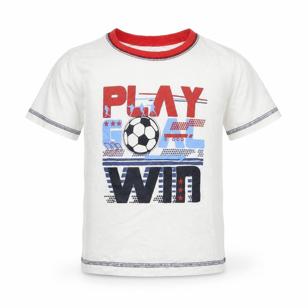 George Boys White   Basic T-Shirt Size 3-4 Years