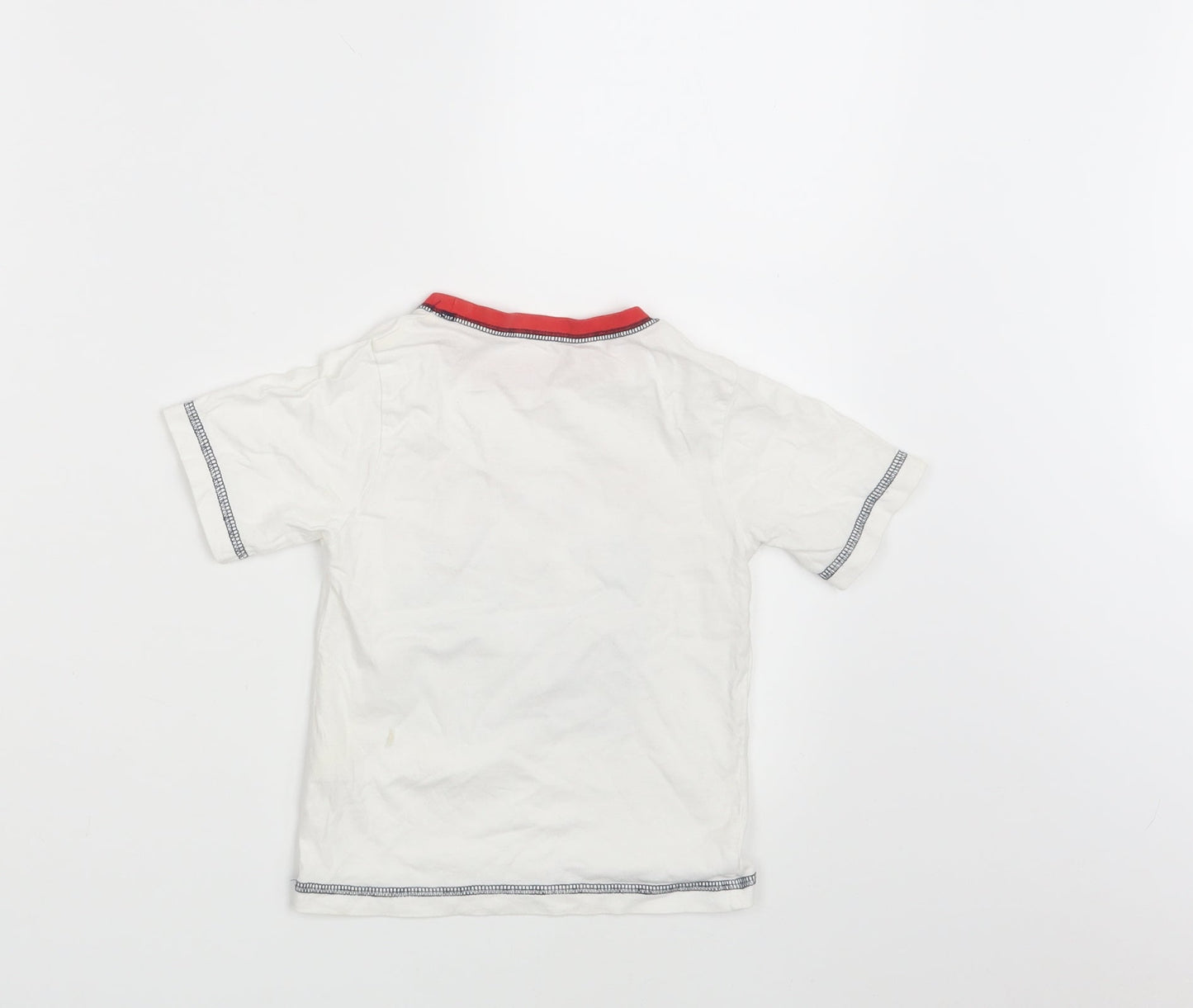 George Boys White   Basic T-Shirt Size 3-4 Years