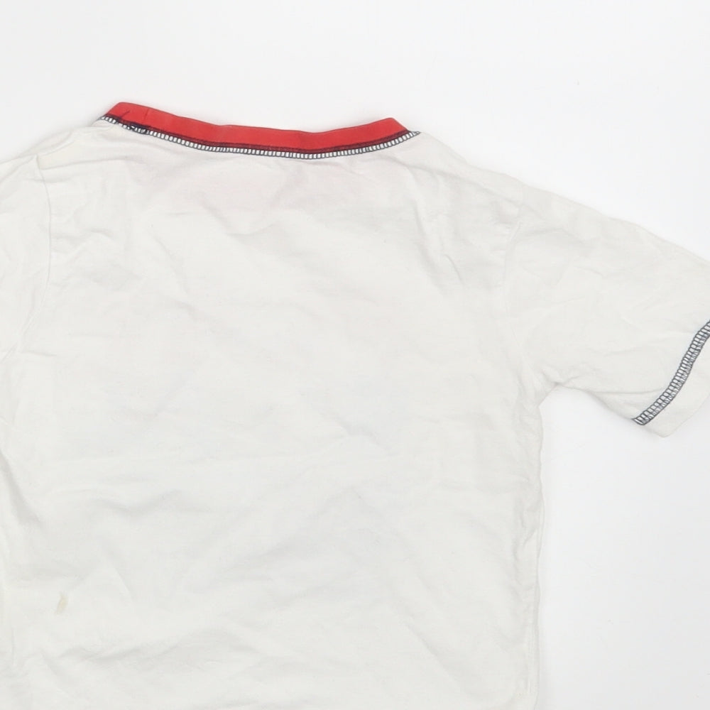 George Boys White   Basic T-Shirt Size 3-4 Years