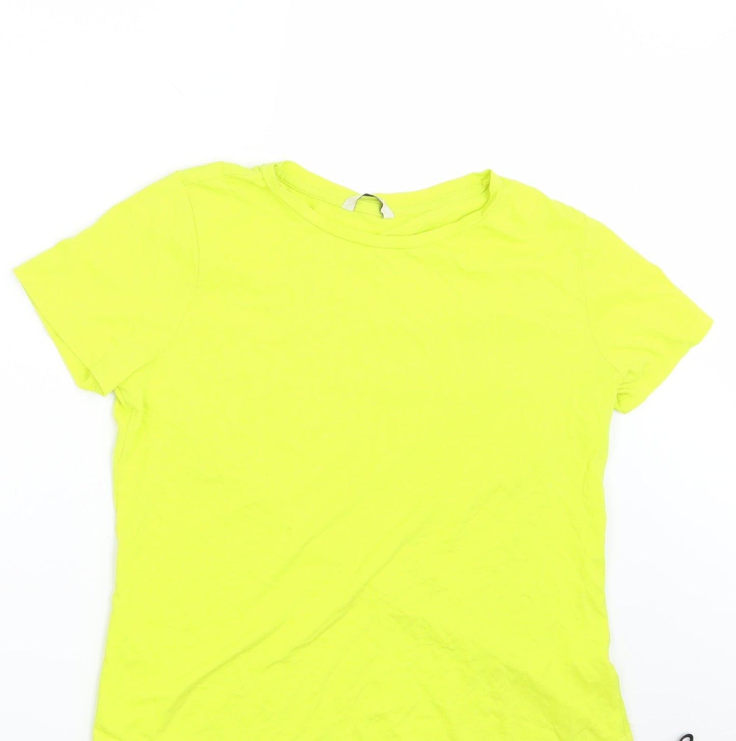 George Girls Yellow   Basic T-Shirt Size 12 Years