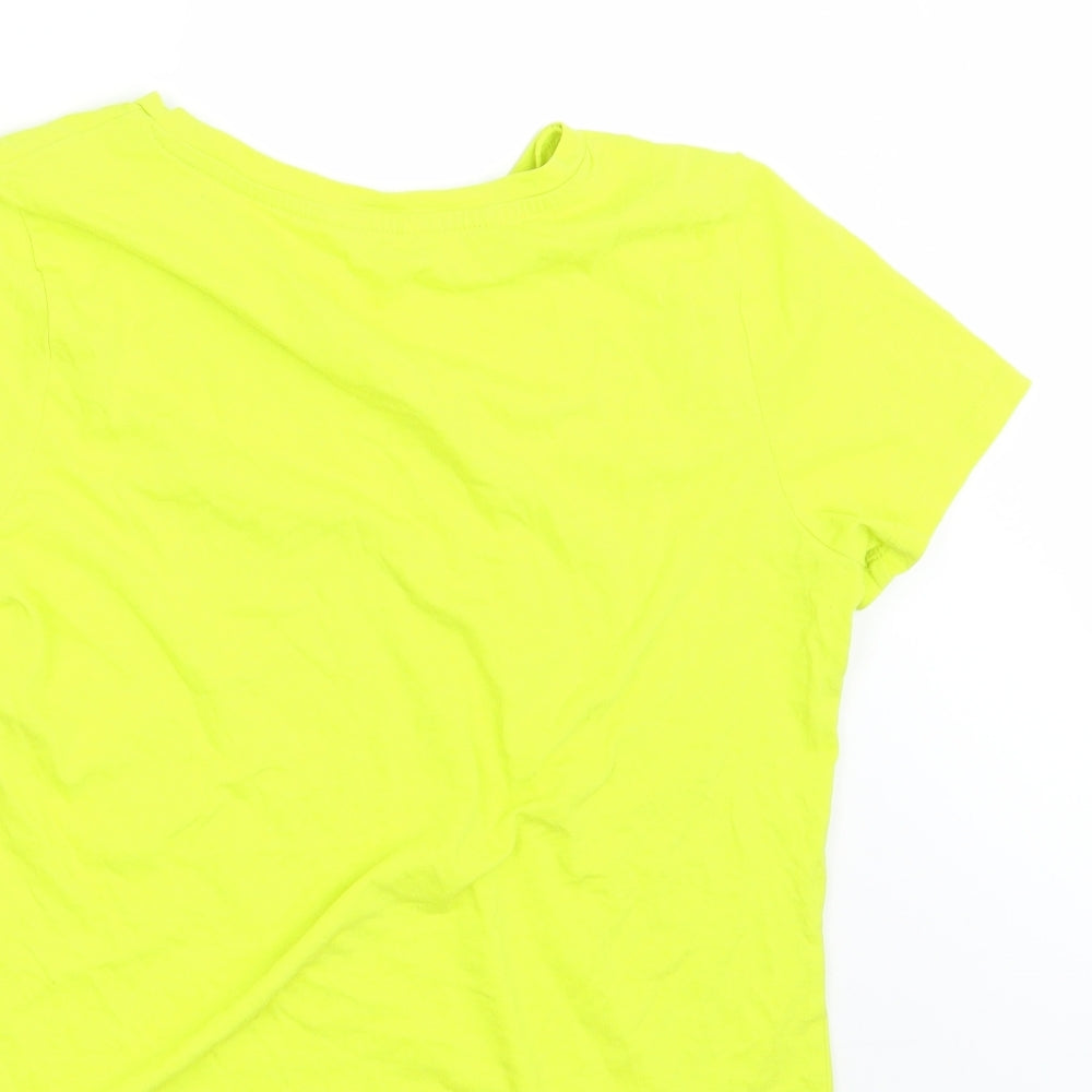 George Girls Yellow   Basic T-Shirt Size 12 Years