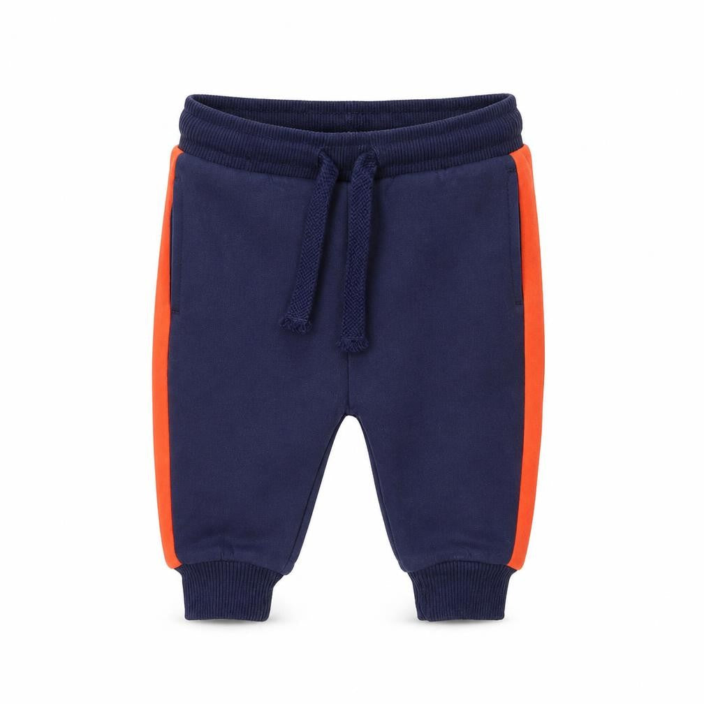 NEXT Baby Blue Striped  Jogger Leggings Size 6-9 Months  - Waist 20in; Inside leg 6in