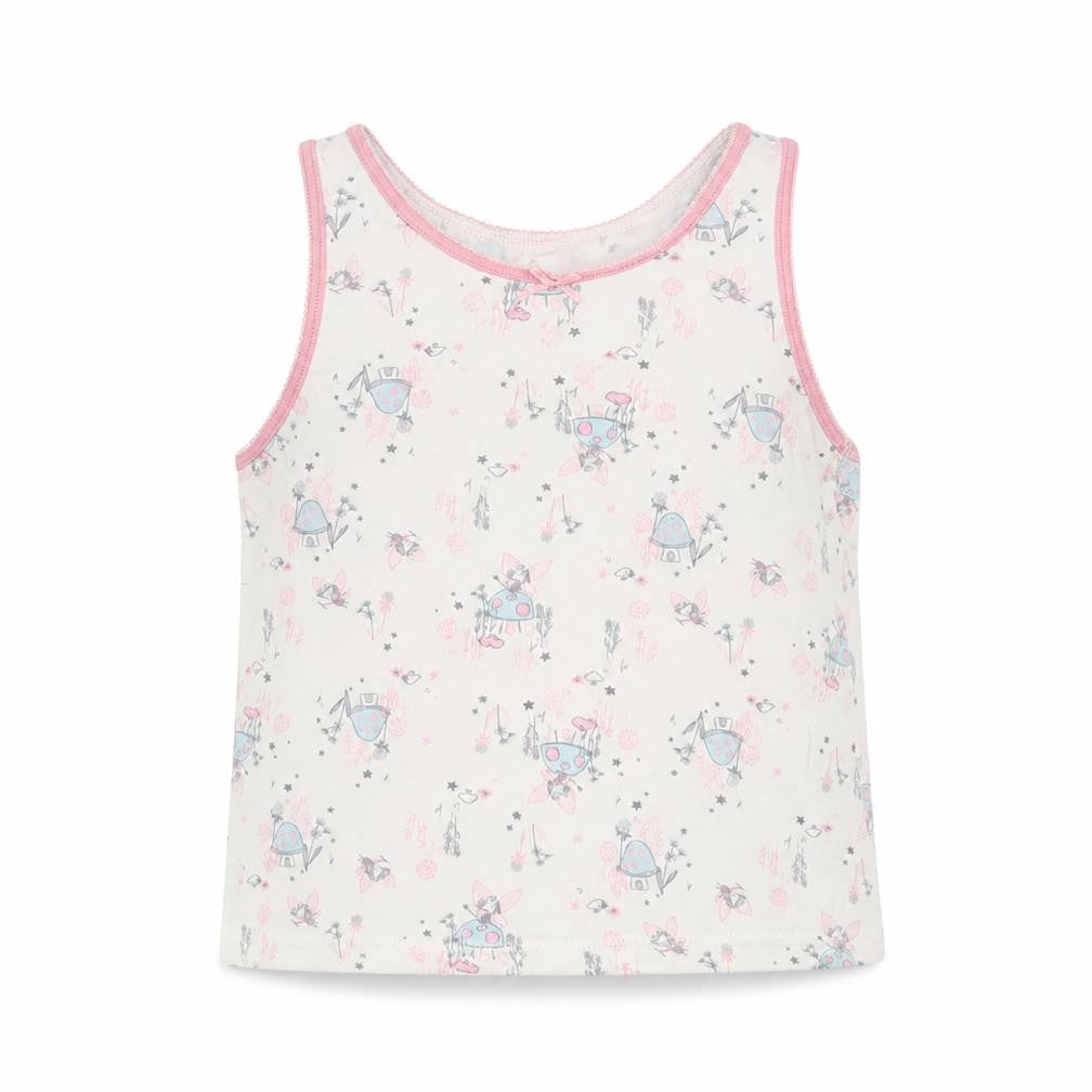 Nutmeg Girls White Floral  Camisole Tank Size 5-6 Years