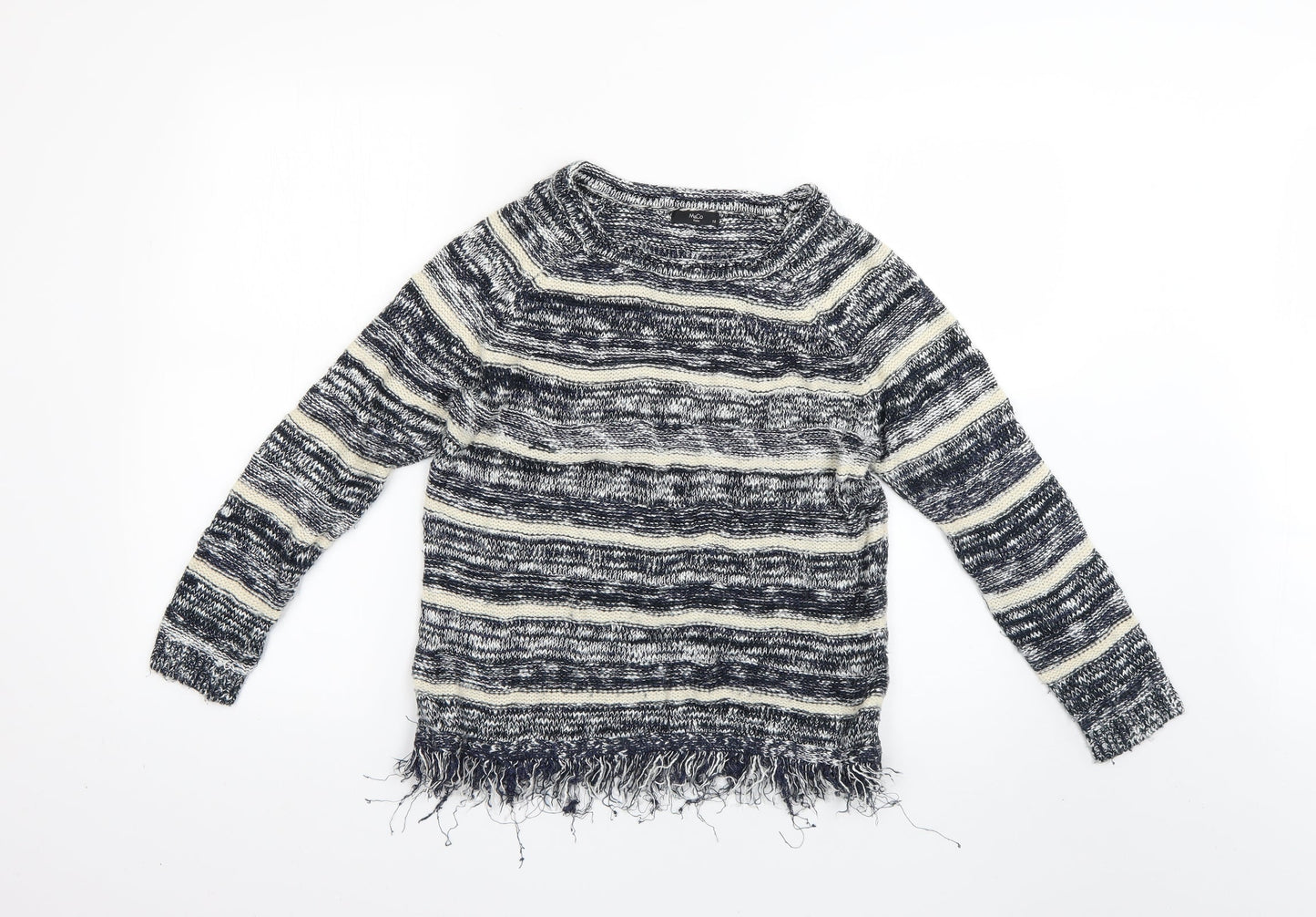M&Co Womens Multicoloured Striped  Pullover Jumper Size 12