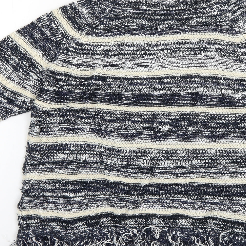 M&Co Womens Multicoloured Striped  Pullover Jumper Size 12