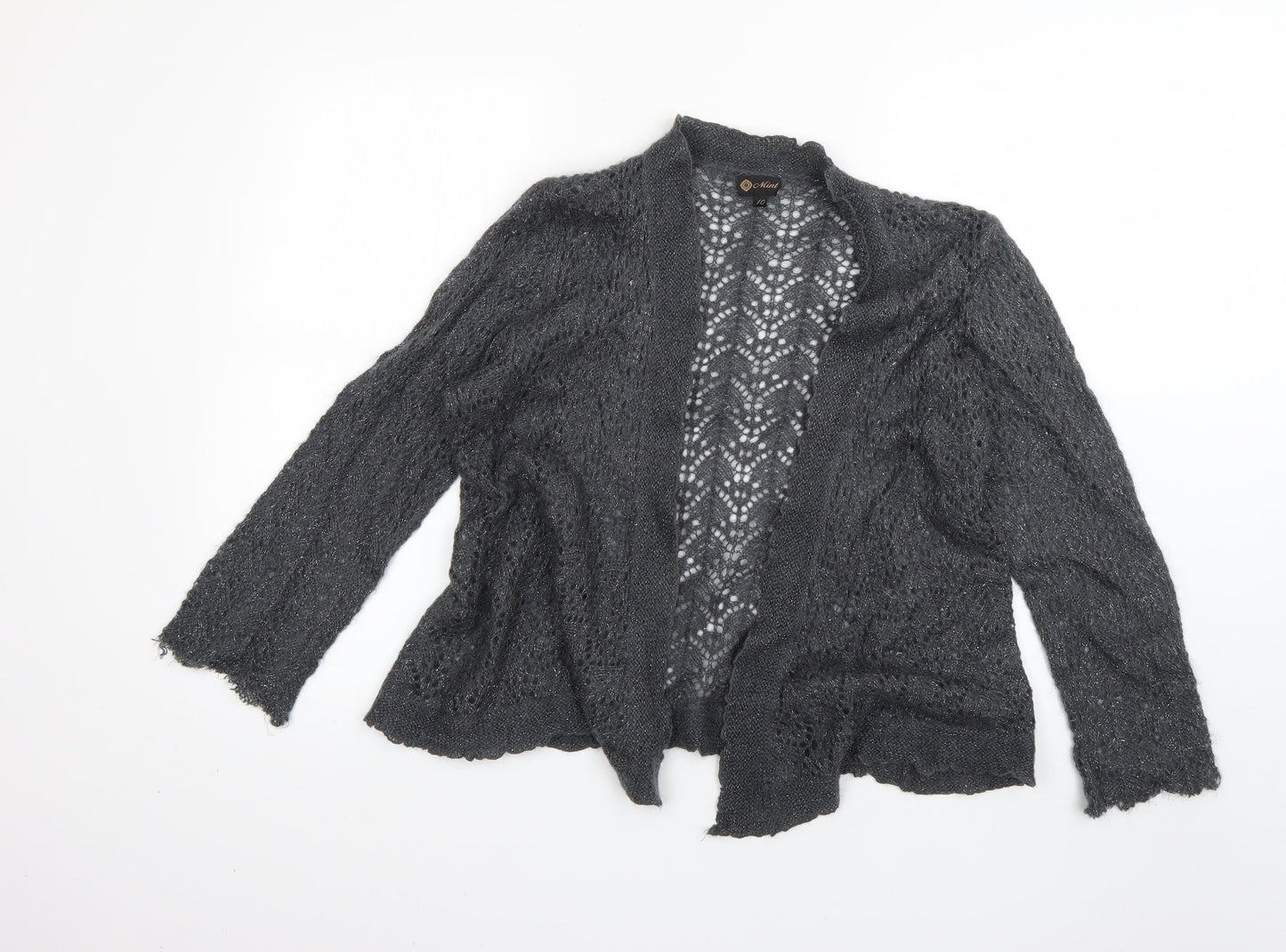 Mint Womens Grey   Cardigan Jumper Size 10