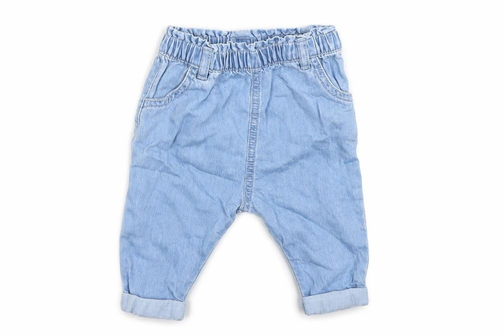 F&F Baby Blue   Cropped Trousers Size 0-3 Months