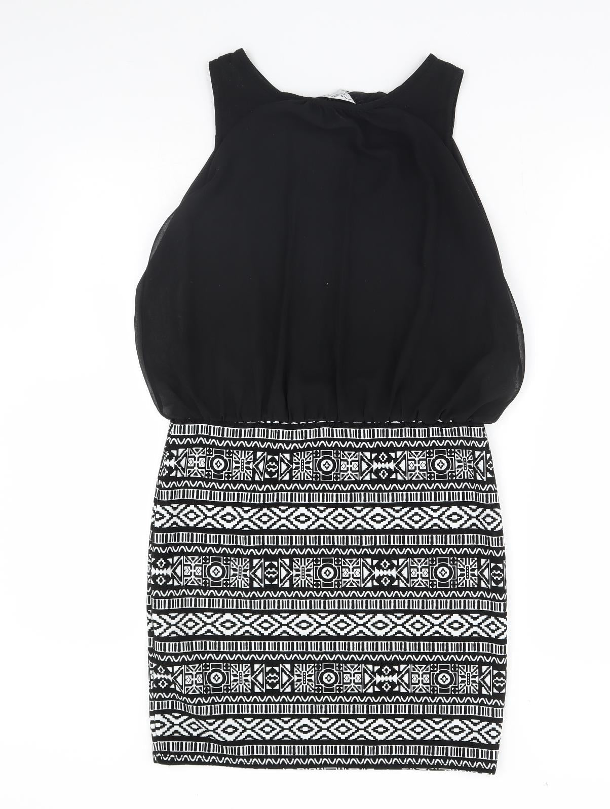 New Look Womens Black   Pencil Dress  Size 10