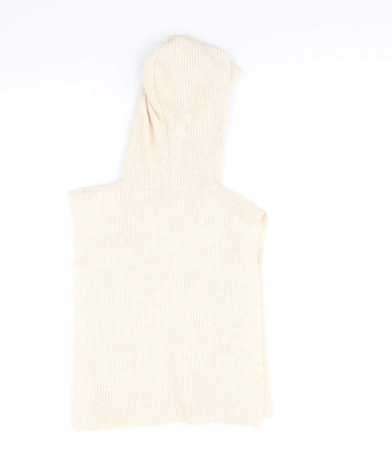 Primark Womens Ivory   Cape Hoodie One Size