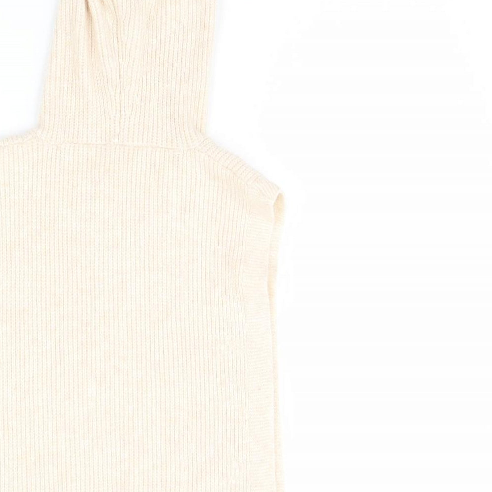 Primark Womens Ivory   Cape Hoodie One Size
