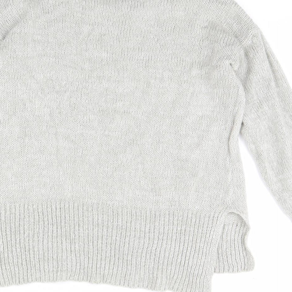 New Look Womens Grey   Pullover Jumper Size M