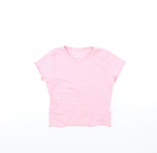 Primark Girls Pink   Basic T-Shirt Size 11 Years