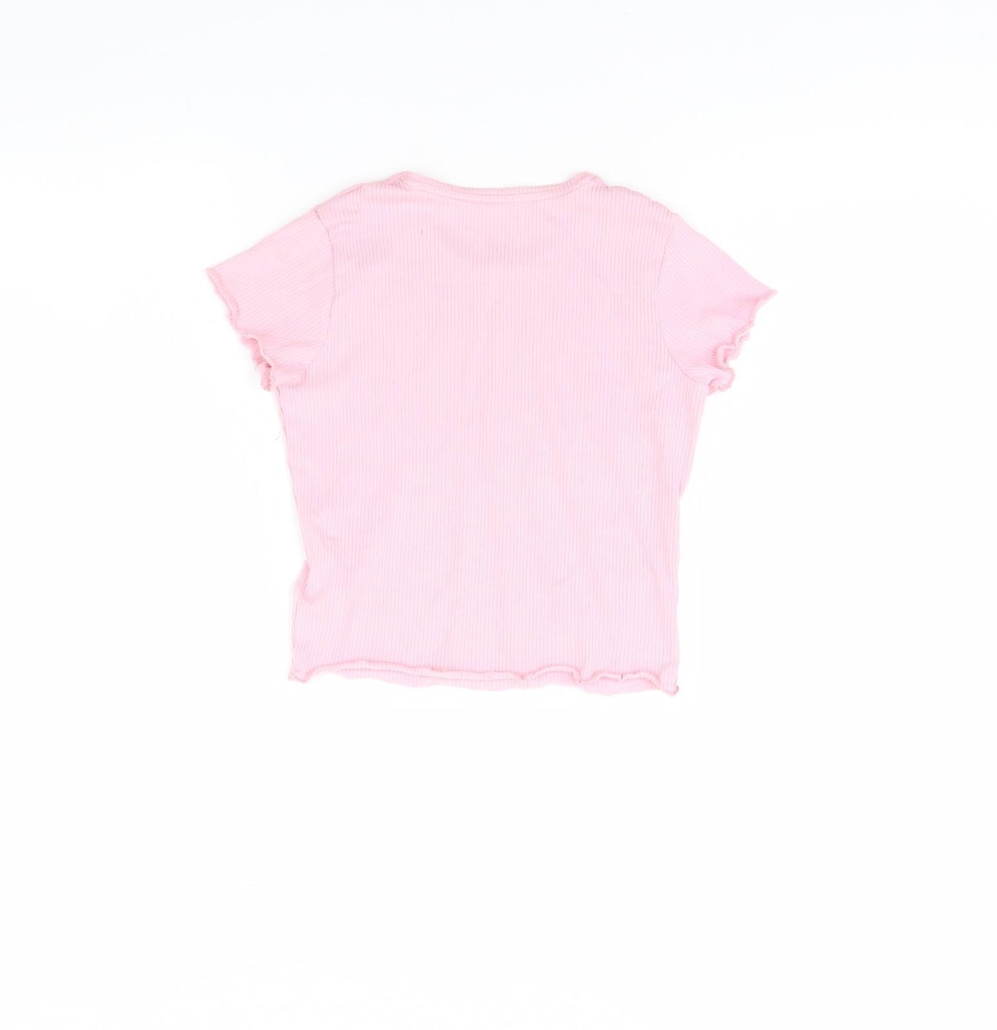 Primark Girls Pink   Basic T-Shirt Size 11 Years