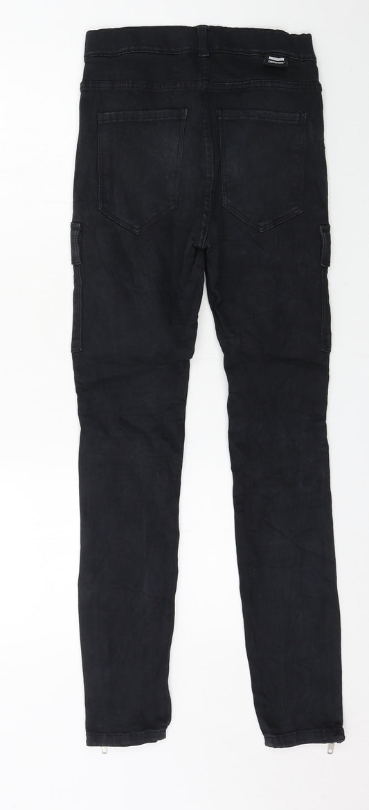 Dr. Denim Womens Black  Denim Skinny Jeans Size 26 in L28 in