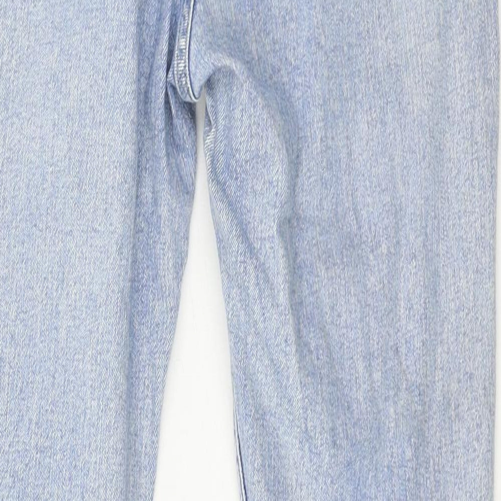 H&M Womens Blue  Denim Skinny Jeans Size 8 L27 in