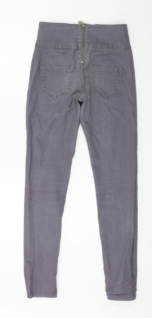 Pieces Womens Grey  Denim Skinny Jeans Size S L29 in