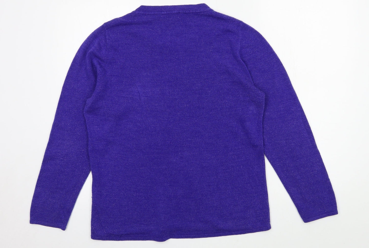 Bonmarché Womens Blue  Knit Pullover Jumper Size 12