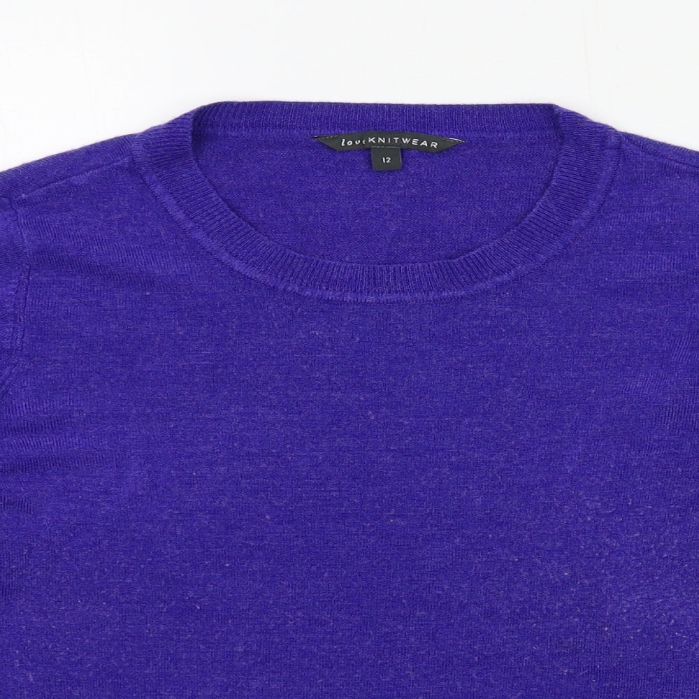 Bonmarché Womens Blue  Knit Pullover Jumper Size 12