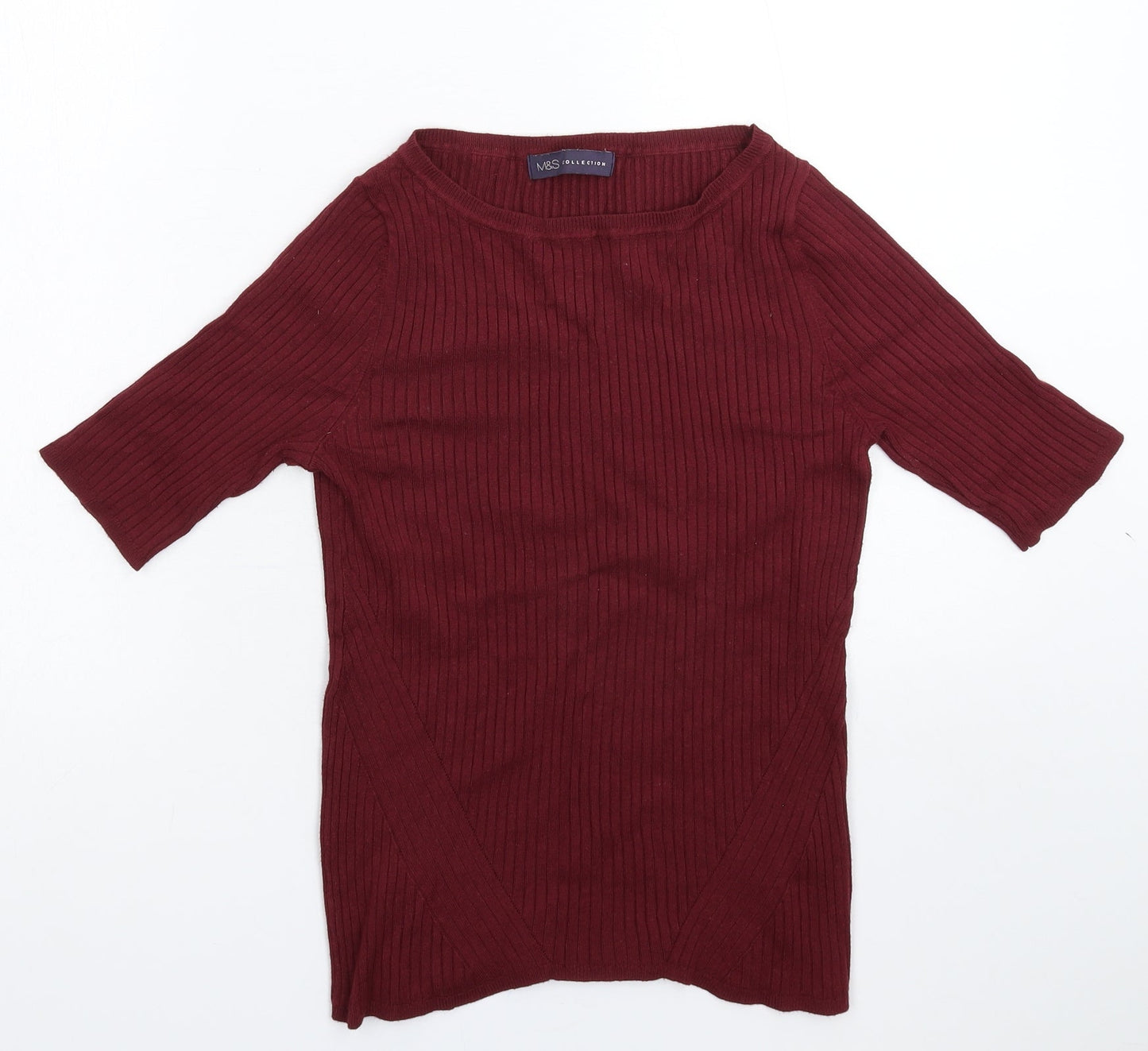 Marks and Spencer Womens Brown  Knit Pullover Jumper Size 12