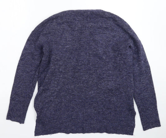 Papaya Womens Blue  Knit Pullover Jumper Size M