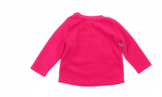 Primark Girls Red Solid  Babydoll Pyjama Top Size 12-18 Months