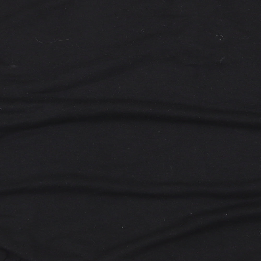 stuffle Womens Black Floral  Pullover Jumper Size 10