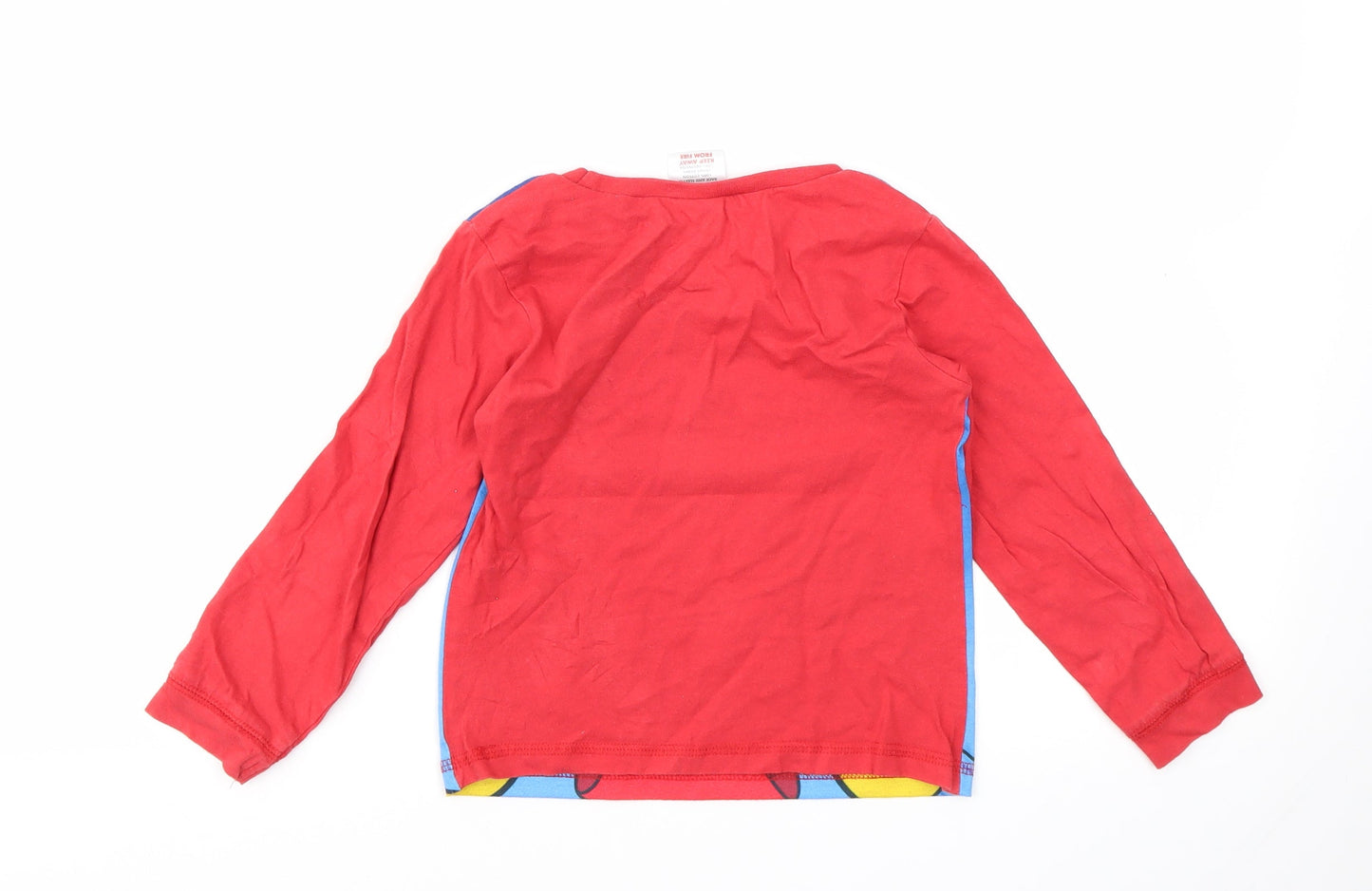 MICKEY MOUSE  Boys Multicoloured Geometric  Basic T-Shirt Size 4-5 Years