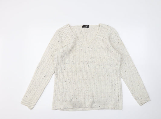 PULSE  Womens Ivory   Pullover Jumper Size S
