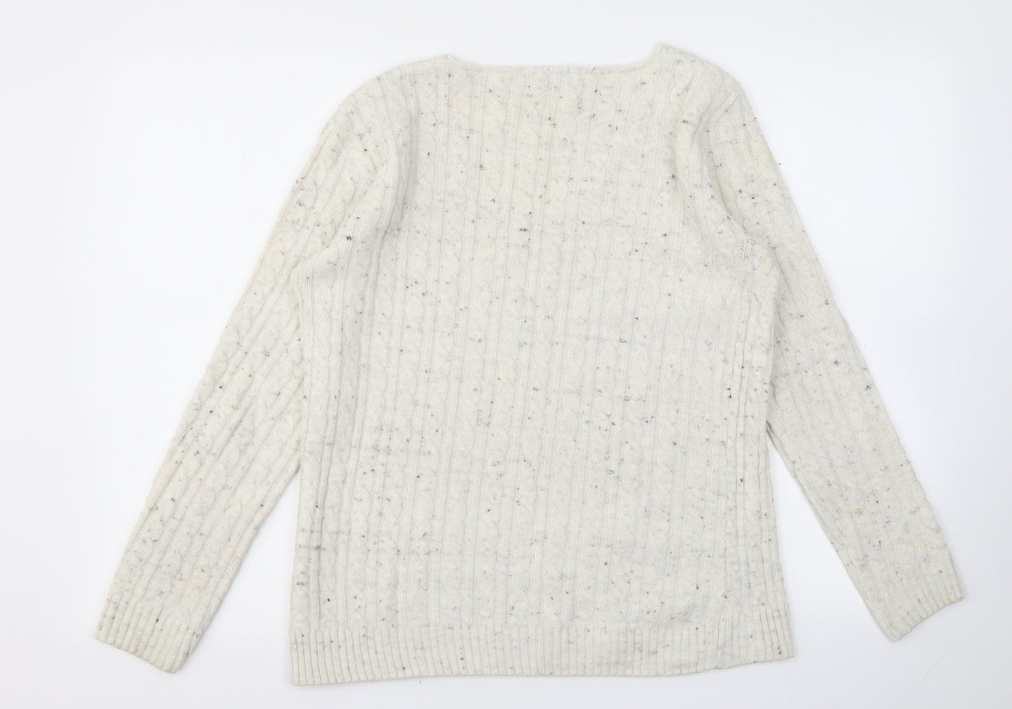PULSE  Womens Ivory   Pullover Jumper Size S