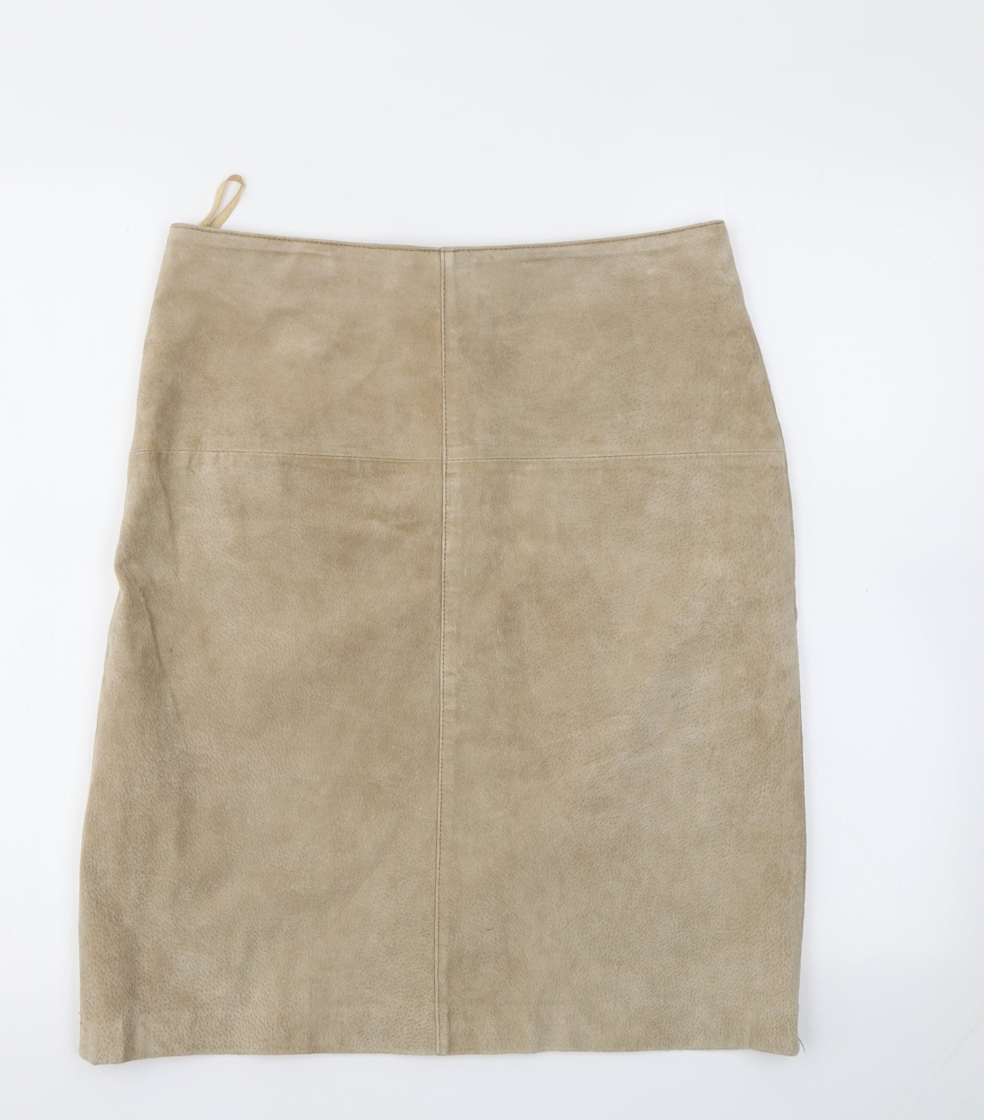 SAVETTA Womens Beige   Flare Skirt Size 12