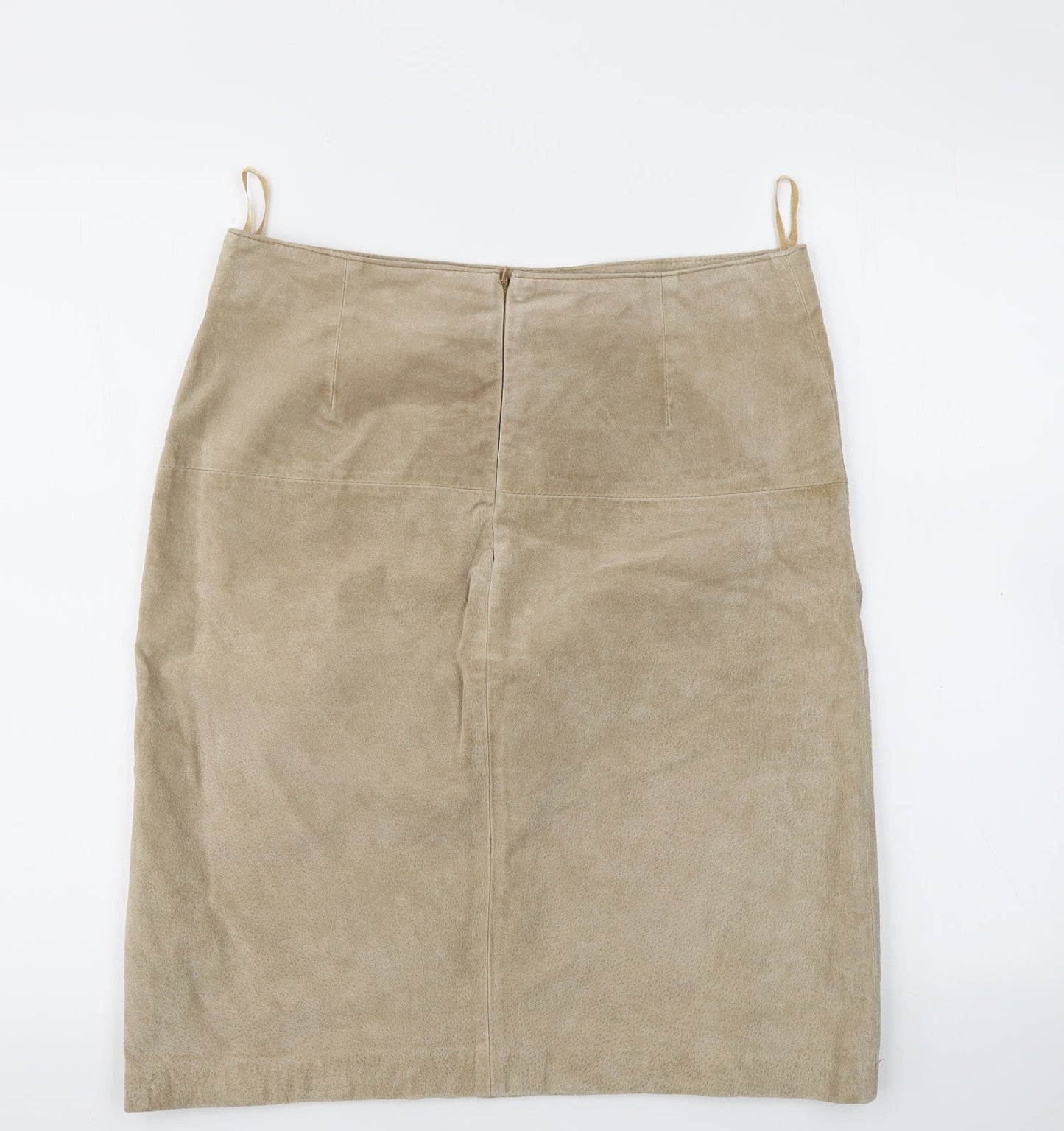 SAVETTA Womens Beige   Flare Skirt Size 12